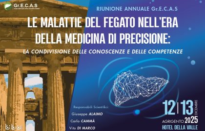 12-13 Dicembre Riunione Annuale Grecas 2025 "Le malattie del fegato nell’era della Medicina di Precisione word1