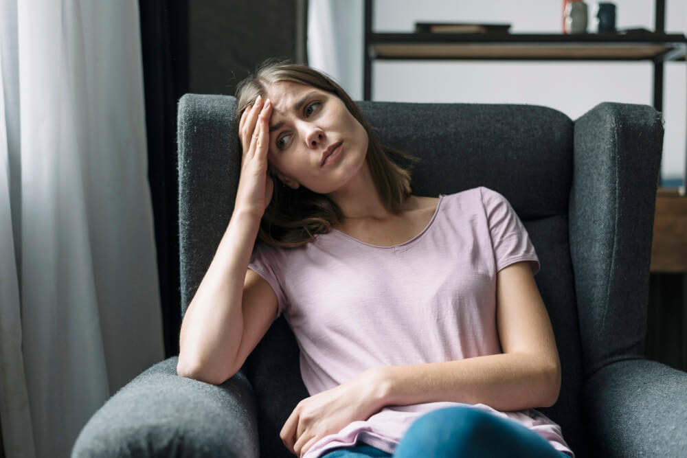 donna soffre di fegato affaticato